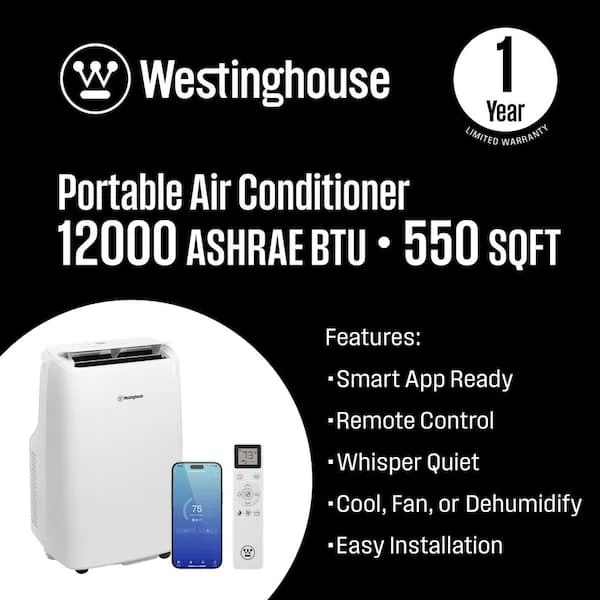 Westinghouse Portable Air Conditioner with Heat